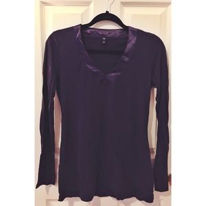Gap Purple Long-Sleeve Top
